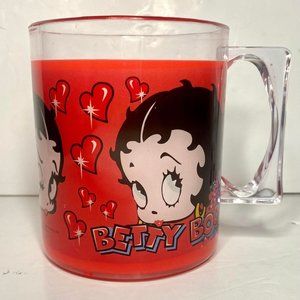 Vintage 2005 Plastic Betty Boop Mug/Drinking Glass